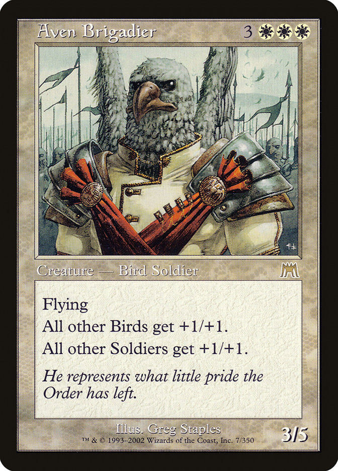 Aven Brigadier (7) [Onslaught] | Odin's Place