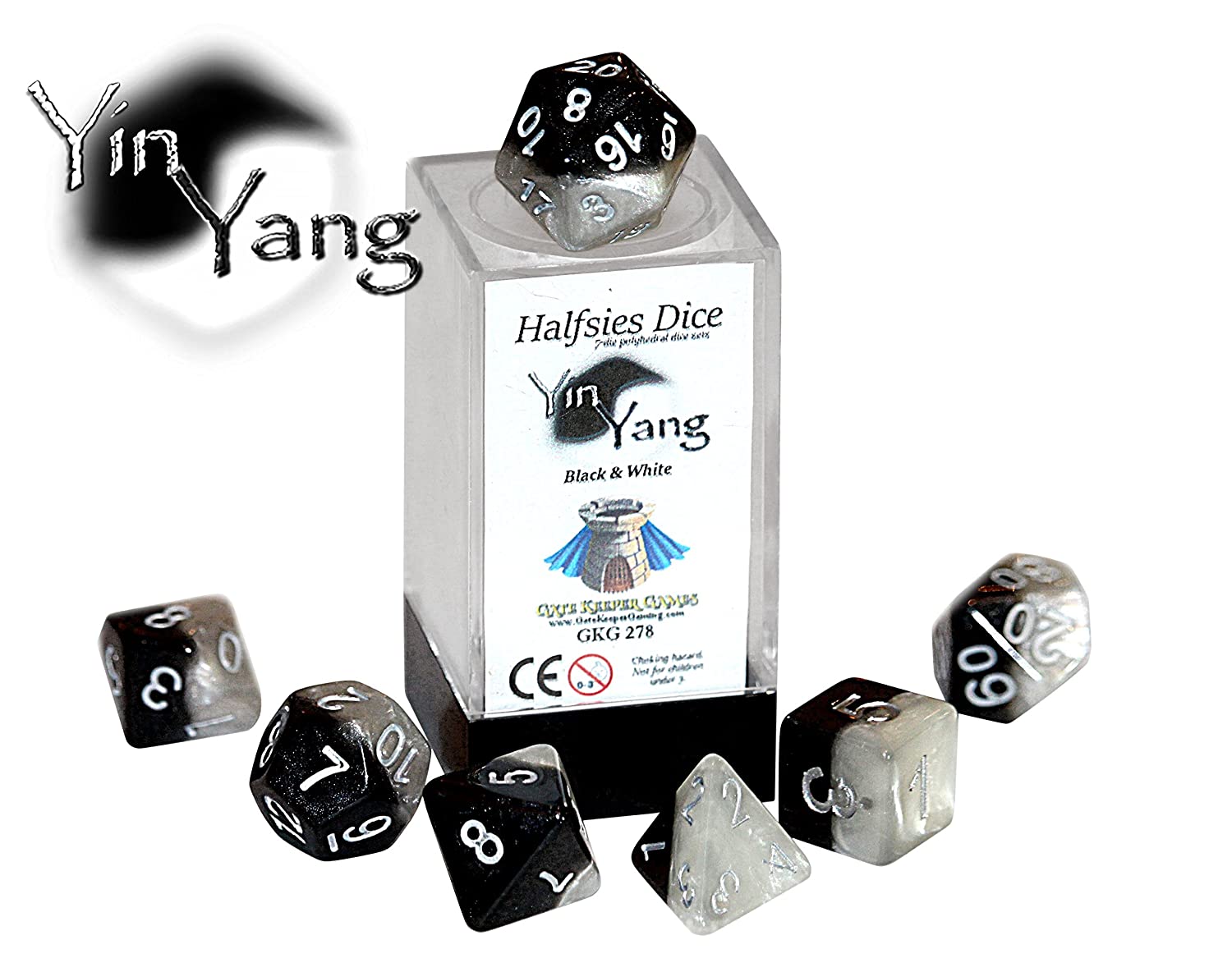 Halfsies Yin Yang Poly 7 Set | Odin's Place