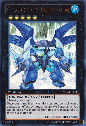 Number 19: Freezadon [ZTIN-EN003] Ultra Rare | Odin's Place