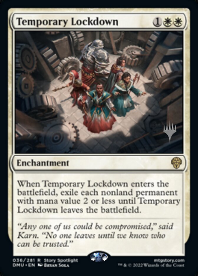 Temporary Lockdown (Promo Pack) [Dominaria United Promos] | Odin's Place