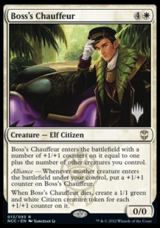 Boss's Chauffeur (Promo Pack) [Streets of New Capenna Commander Promos] | Odin's Place