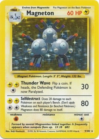 Magneton (9/102) [Base Set Unlimited] | Odin's Place