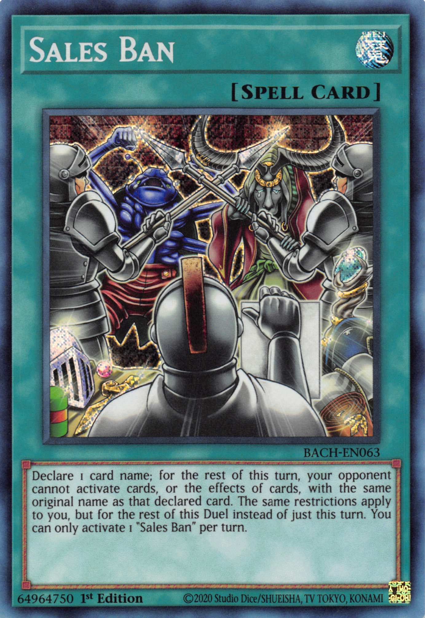 Sales Ban [BACH-EN063] Secret Rare | Odin's Place