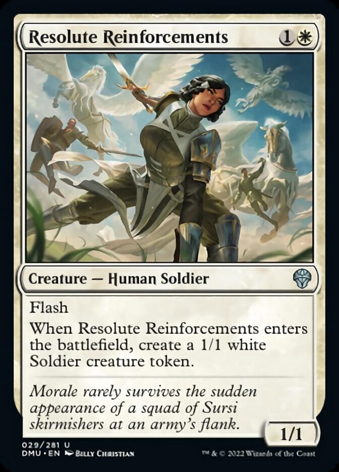 Resolute Reinforcements [Dominaria United] | Odin's Place