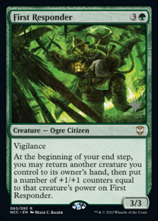 First Responder (Promo Pack) [Streets of New Capenna Commander Promos] | Odin's Place