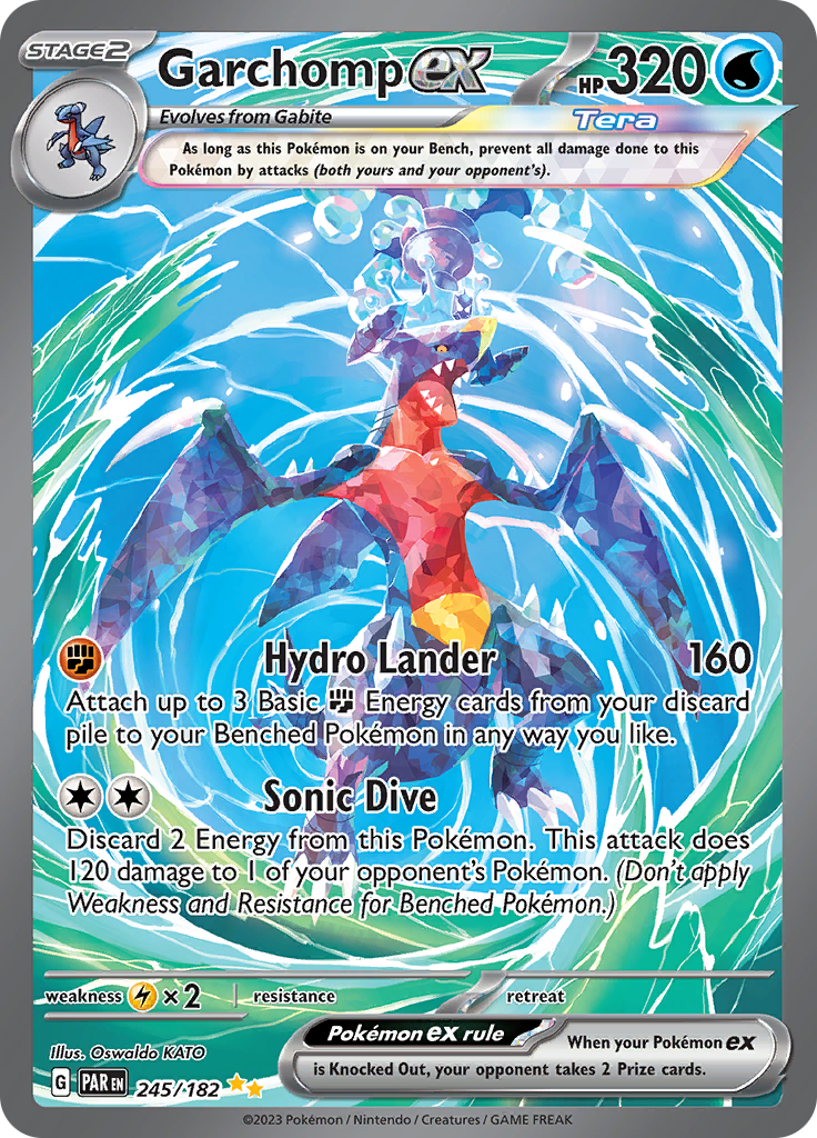 Garchomp ex (245/182) [Scarlet & Violet: Paradox Rift] | Odin's Place