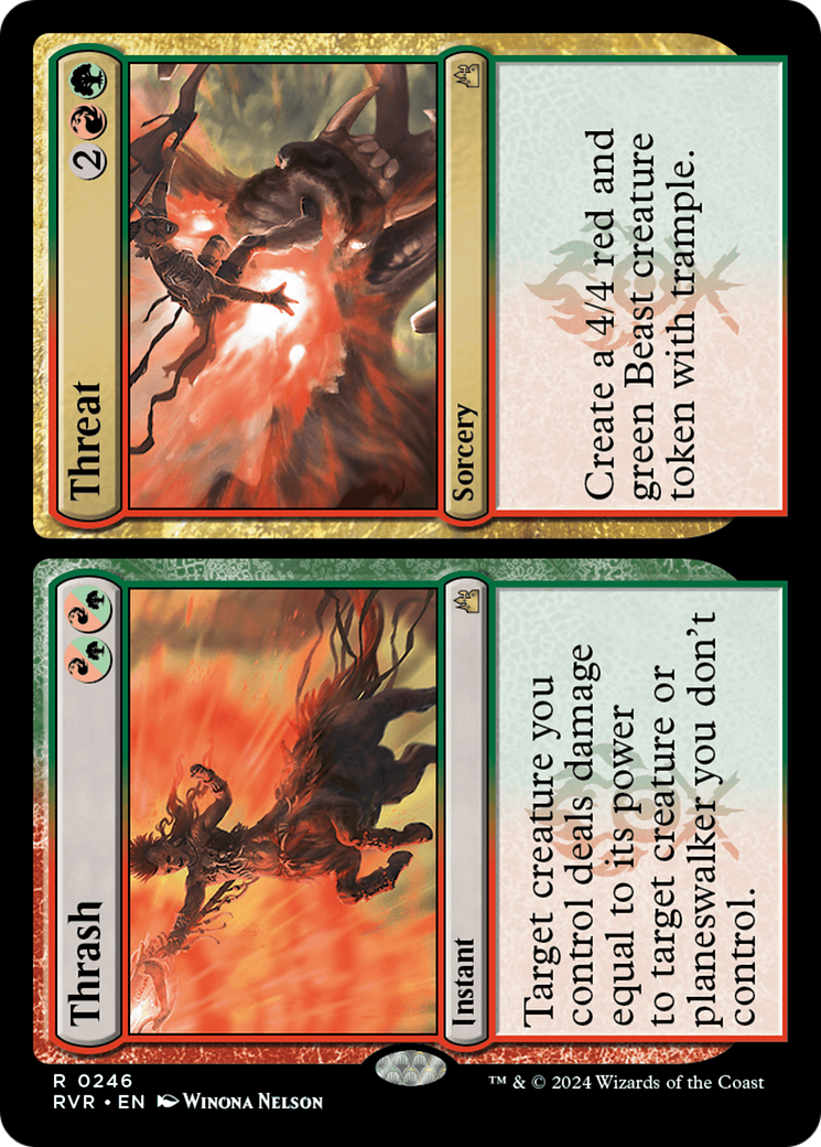 Thrash // Threat [Ravnica Remastered] | Odin's Place