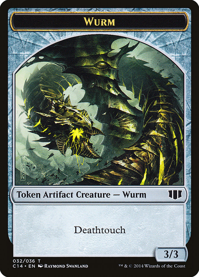 Wurm (032/036) // Goat Double-Sided Token [Commander 2014 Tokens] | Odin's Place