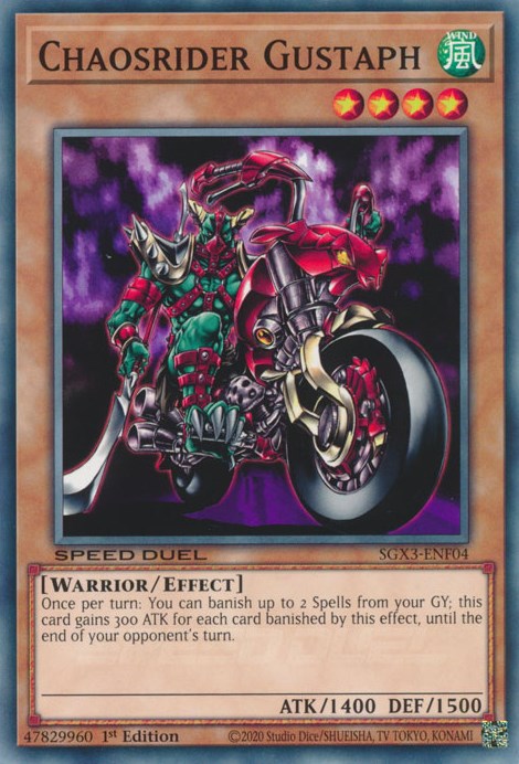 Chaosrider Gustaph [SGX3-ENF04] Common | Odin's Place