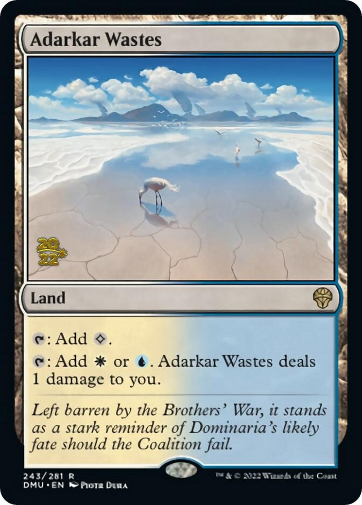 Adarkar Wastes [Dominaria United Prerelease Promos] | Odin's Place
