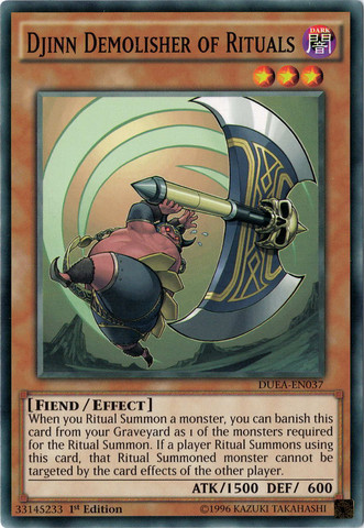 Djinn Demolisher of Rituals [DUEA-EN037] Common | Odin's Place