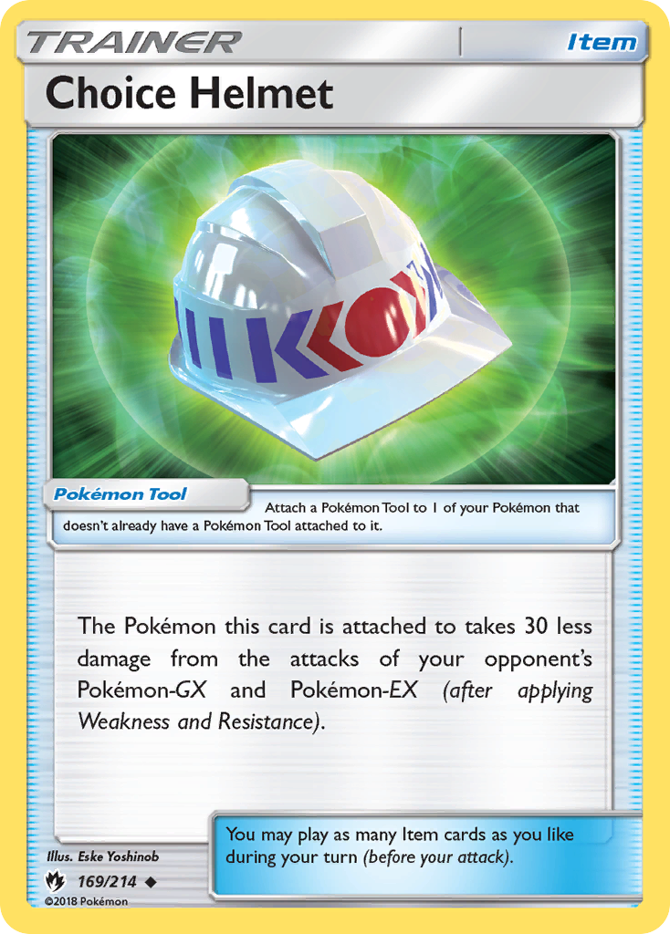 Choice Helmet (169/214) [Sun & Moon: Lost Thunder] | Odin's Place