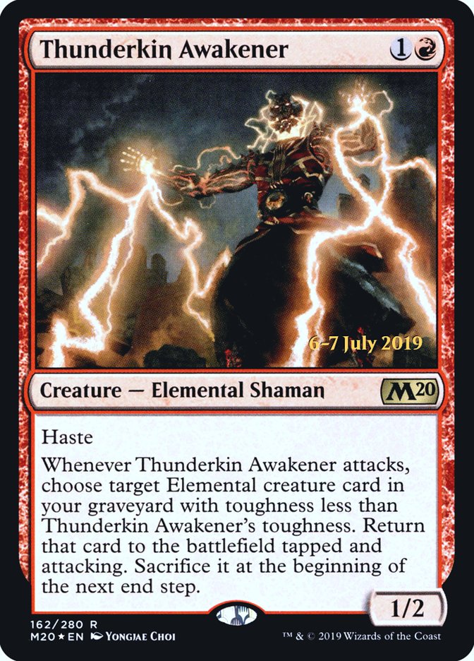 Thunderkin Awakener [Core Set 2020 Prerelease Promos] | Odin's Place