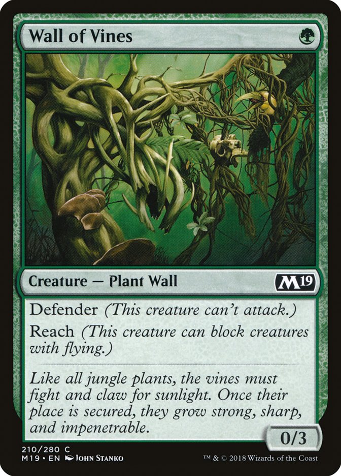 Wall of Vines (210) [Core Set 2019] | Odin's Place