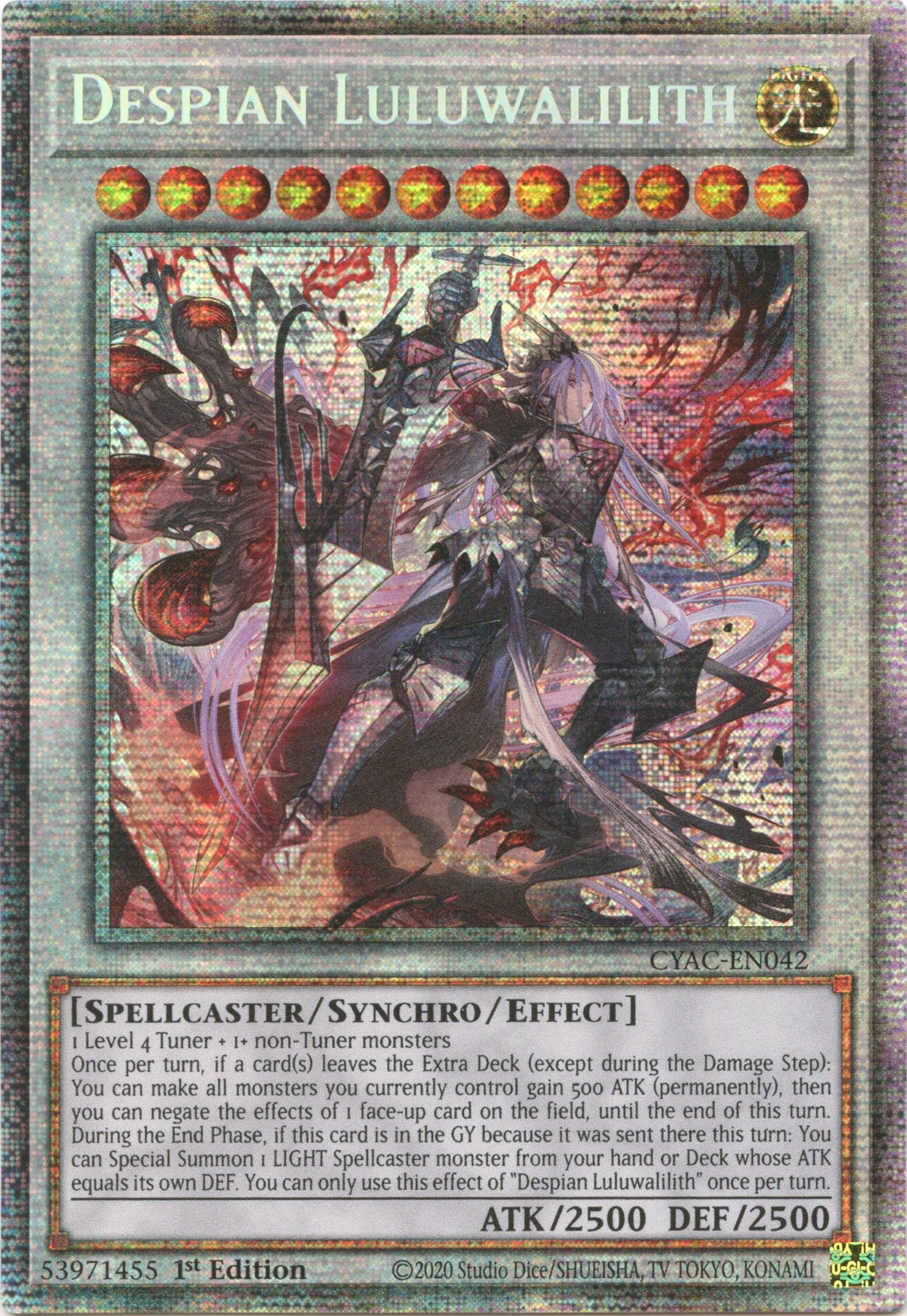 Despian Luluwalilith [CYAC-EN042] Starlight Rare | Odin's Place