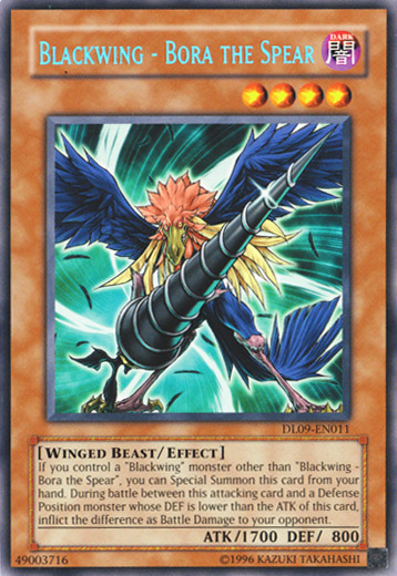 Blackwing - Bora the Spear (Blue) [DL09-EN011] Rare | Odin's Place