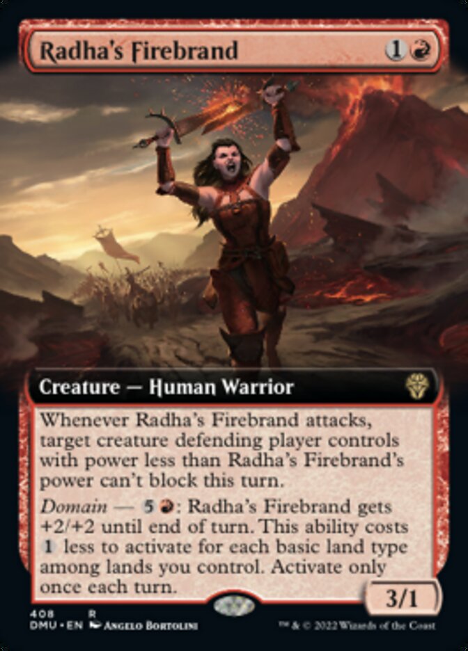 Radha's Firebrand (Extended Art) [Dominaria United] | Odin's Place