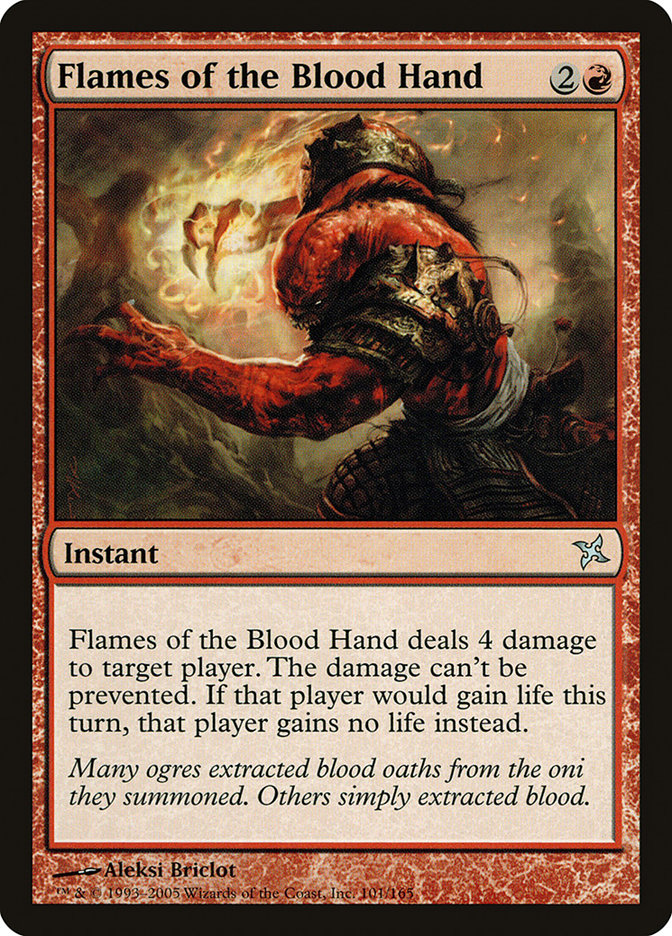 Flames of the Blood Hand (101) [Betrayers of Kamigawa] | Odin's Place