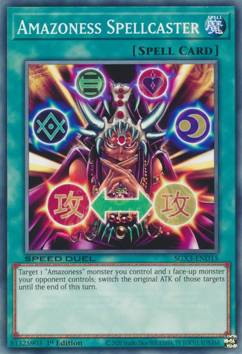 Amazoness Spellcaster [SGX3-END15] Common | Odin's Place