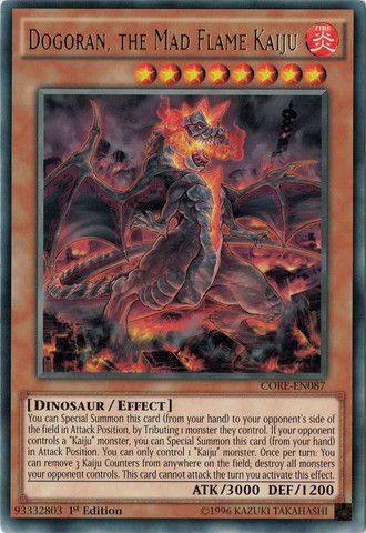 Dogoran, the Mad Flame Kaiju [CORE-EN087] Rare | Odin's Place