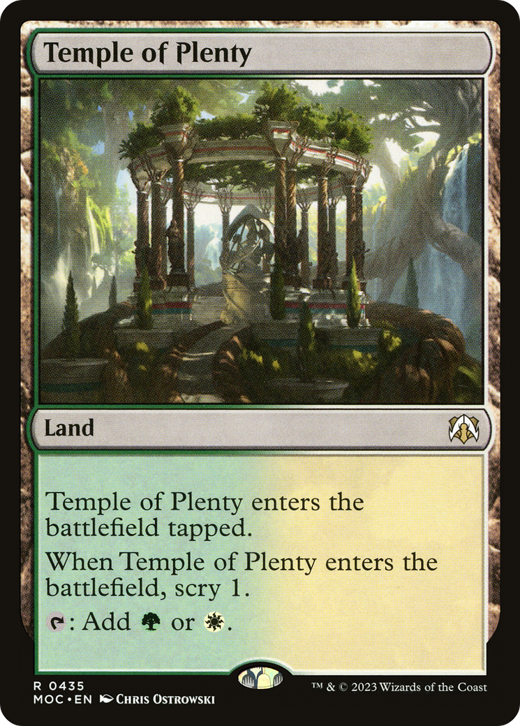 Temple of Plenty [March of the Machine Commander] | Odin's Place