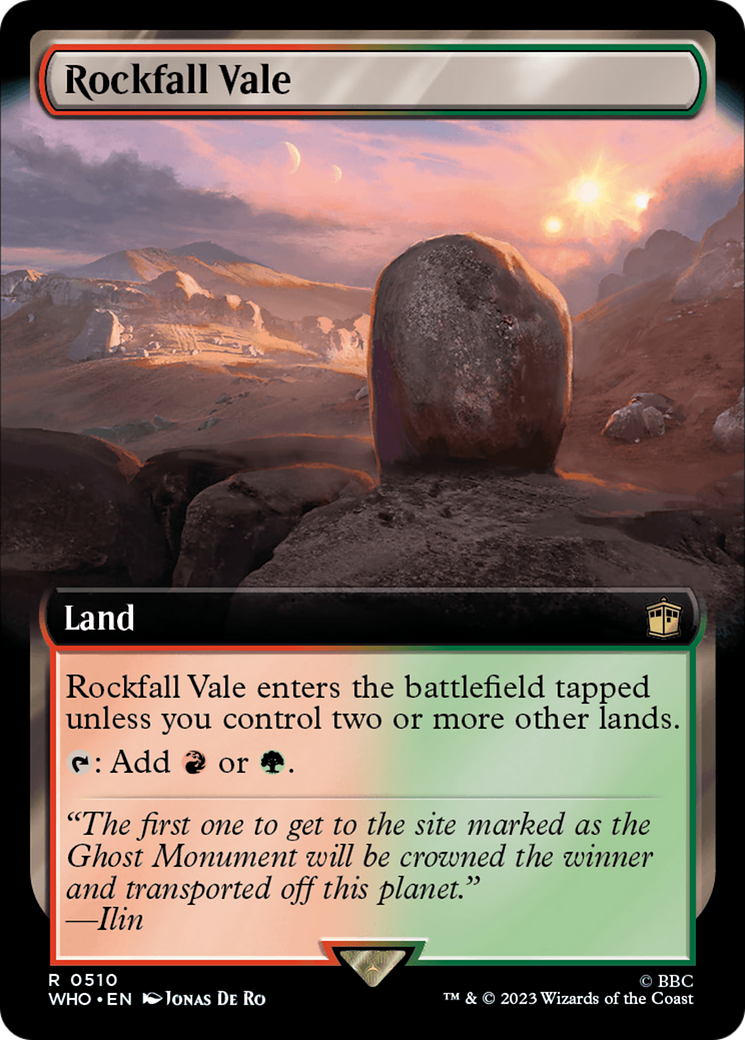 Rockfall Vale (Extended Art) [Doctor Who] | Odin's Place