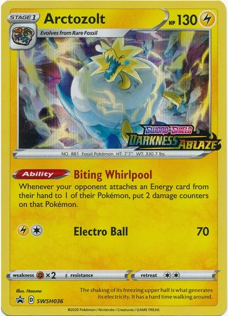 Arctozolt (SWSH036) (Prerelease Promo) [Sword & Shield: Black Star Promos] | Odin's Place