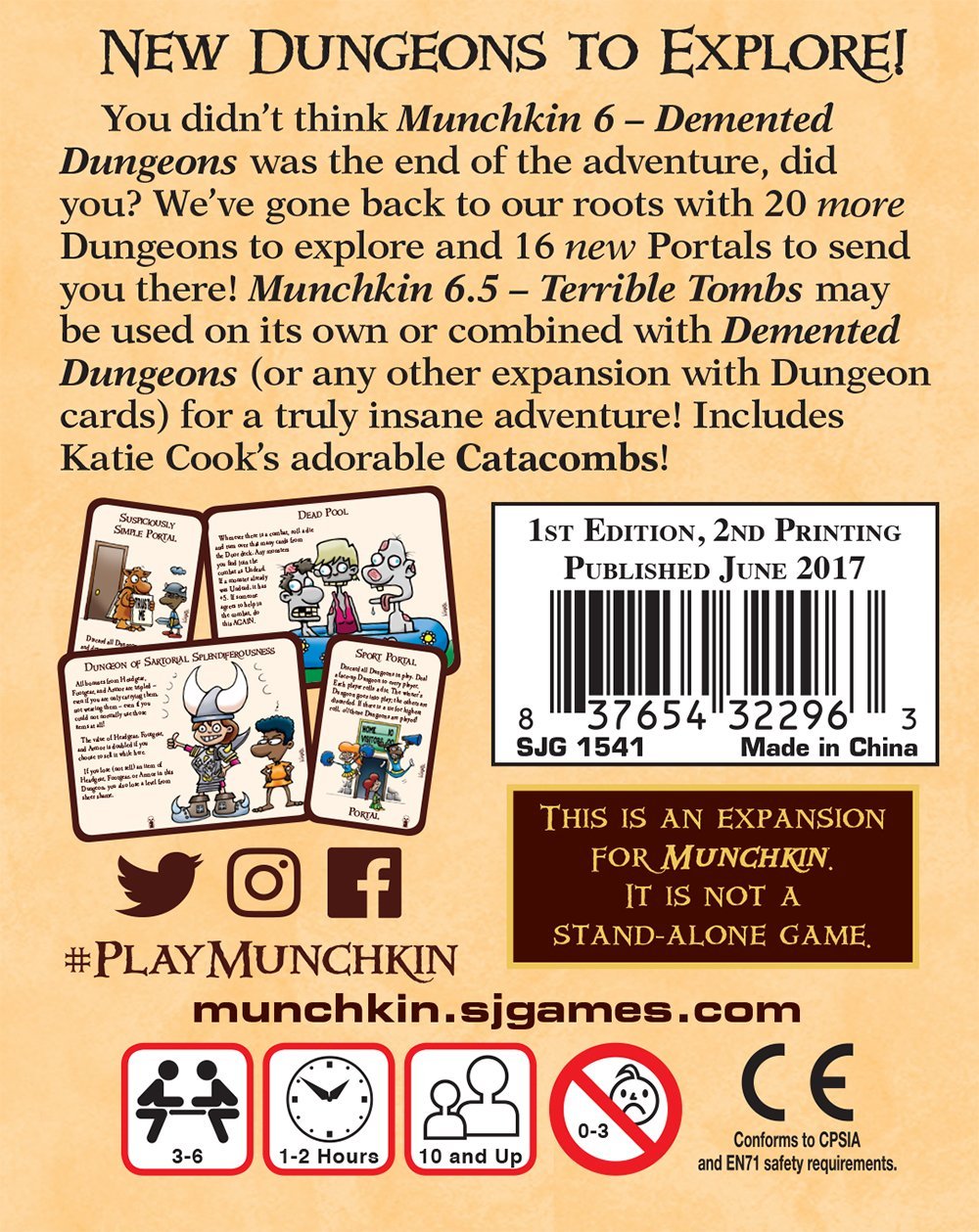 Munchkin 6.5: Terrible Tombs | Odin's Place