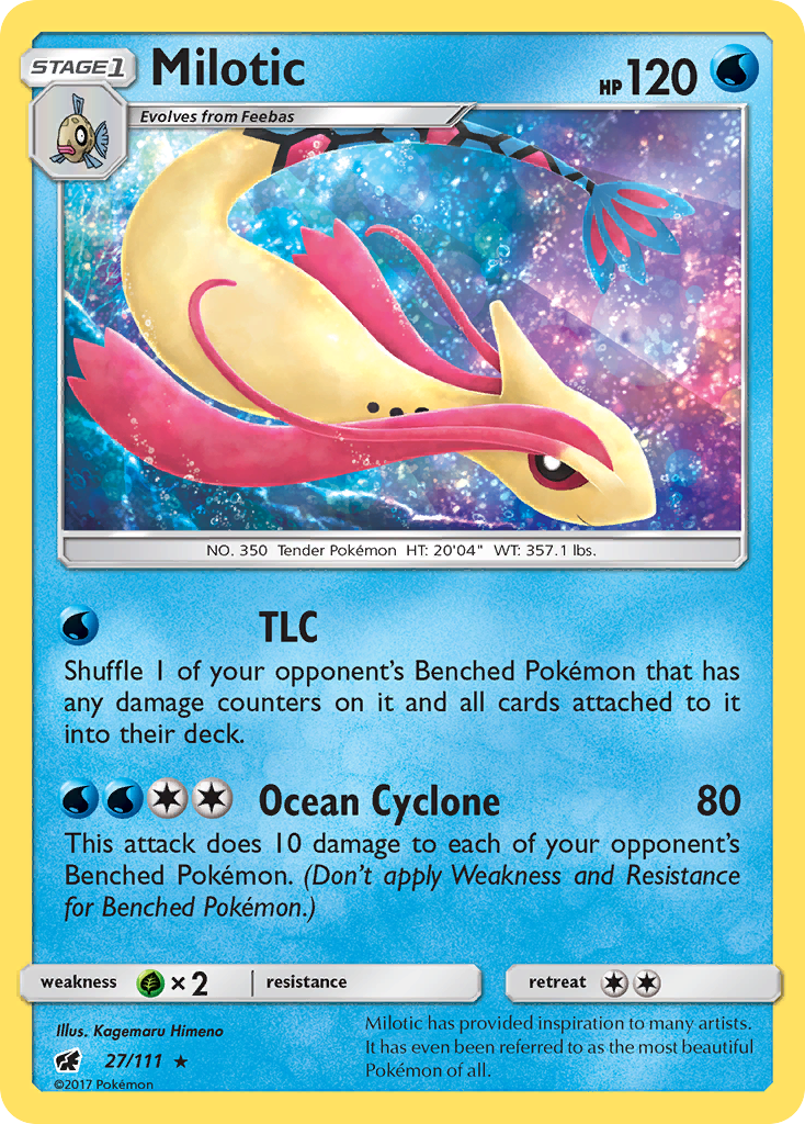 Milotic (27/111) [Sun & Moon: Crimson Invasion] | Odin's Place