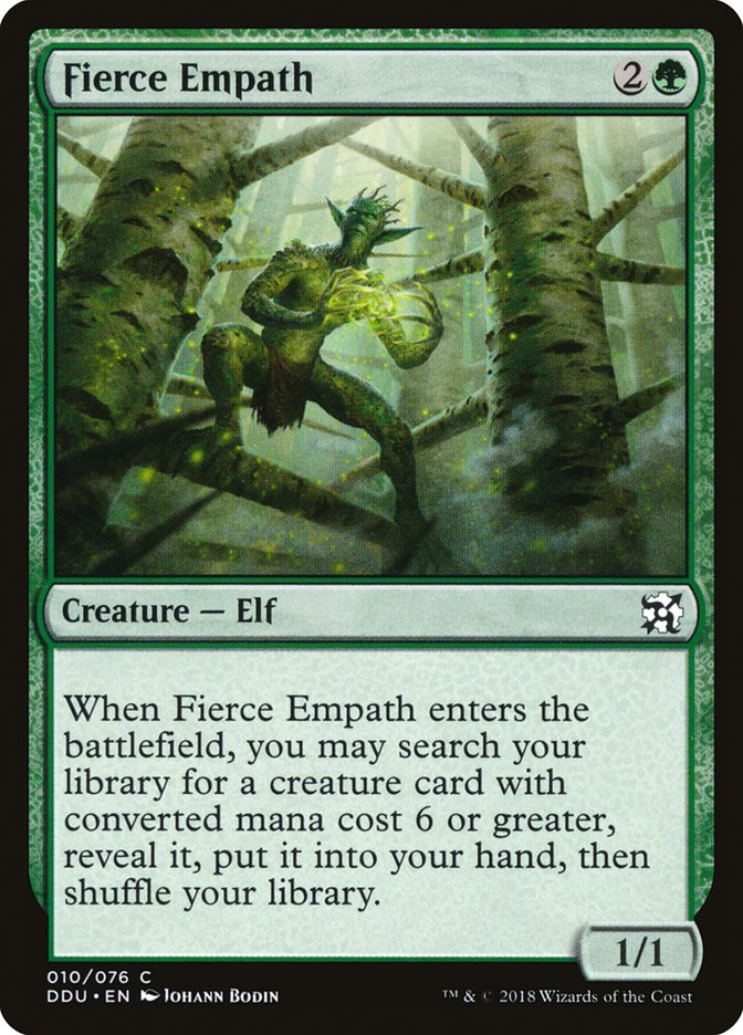 Fierce Empath (10) [Duel Decks: Elves vs. Inventors] | Odin's Place