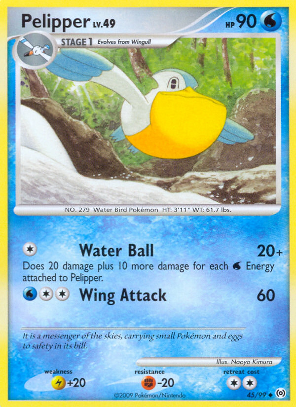 Pelipper (45/99) [Platinum: Arceus] | Odin's Place
