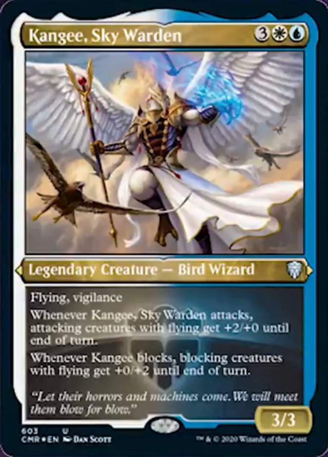 Kangee, Sky Warden (Etched) [Commander Legends] | Odin's Place
