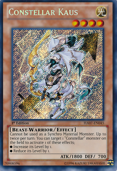 Constellar Kaus [HA07-EN045] Secret Rare | Odin's Place
