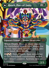 Huatli, Poet of Unity // Roar of the Fifth People (Borderless) [The Lost Caverns of Ixalan] | Odin's Place