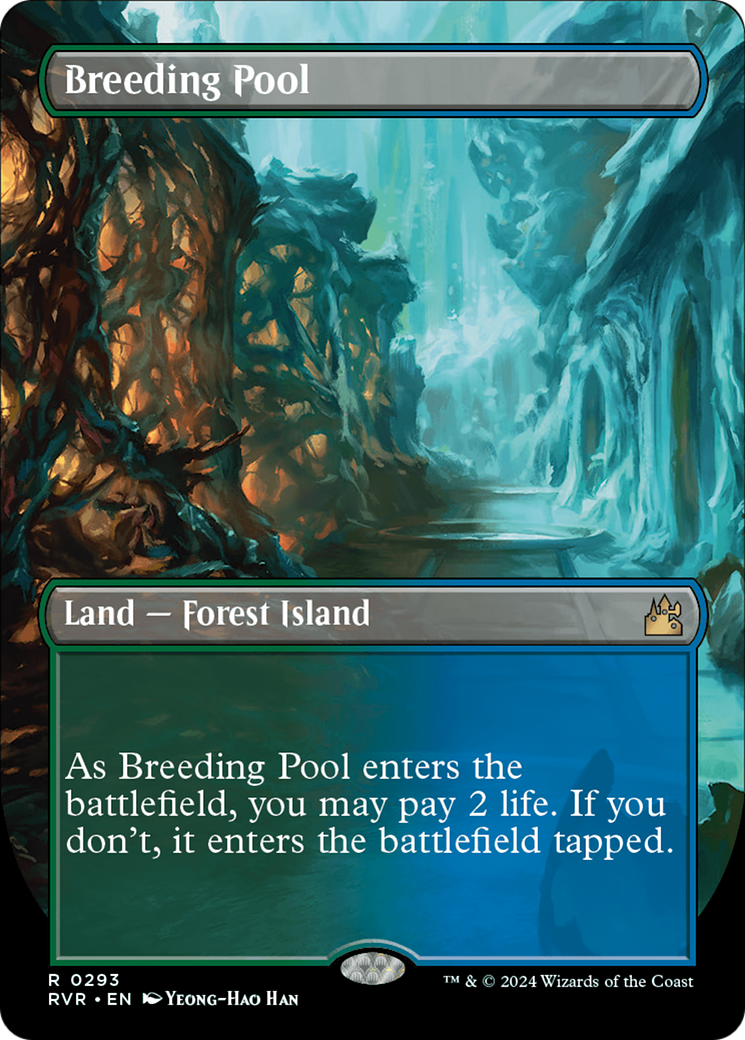 Breeding Pool (Borderless) [Ravnica Remastered] | Odin's Place