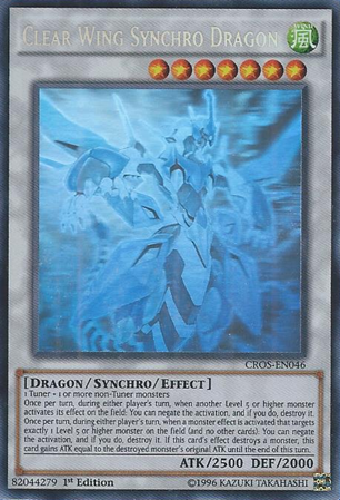 Clear Wing Synchro Dragon (Ghost Rare) [CROS-EN046] Ghost Rare | Odin's Place