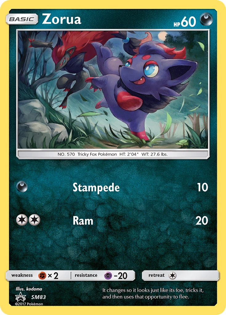 Zorua (SM83) [Sun & Moon: Black Star Promos] | Odin's Place