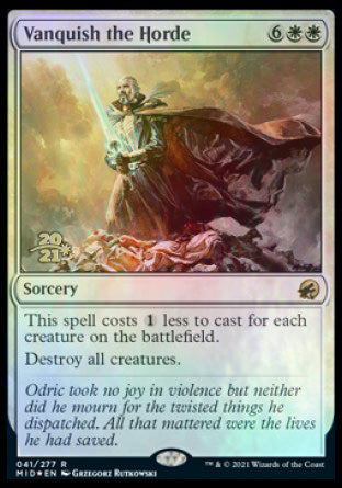 Vanquish the Horde [Innistrad: Midnight Hunt Prerelease Promos] | Odin's Place