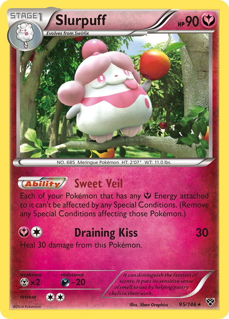 Slurpuff (95/146) (Theme Deck Exclusive) [XY: Base Set] | Odin's Place