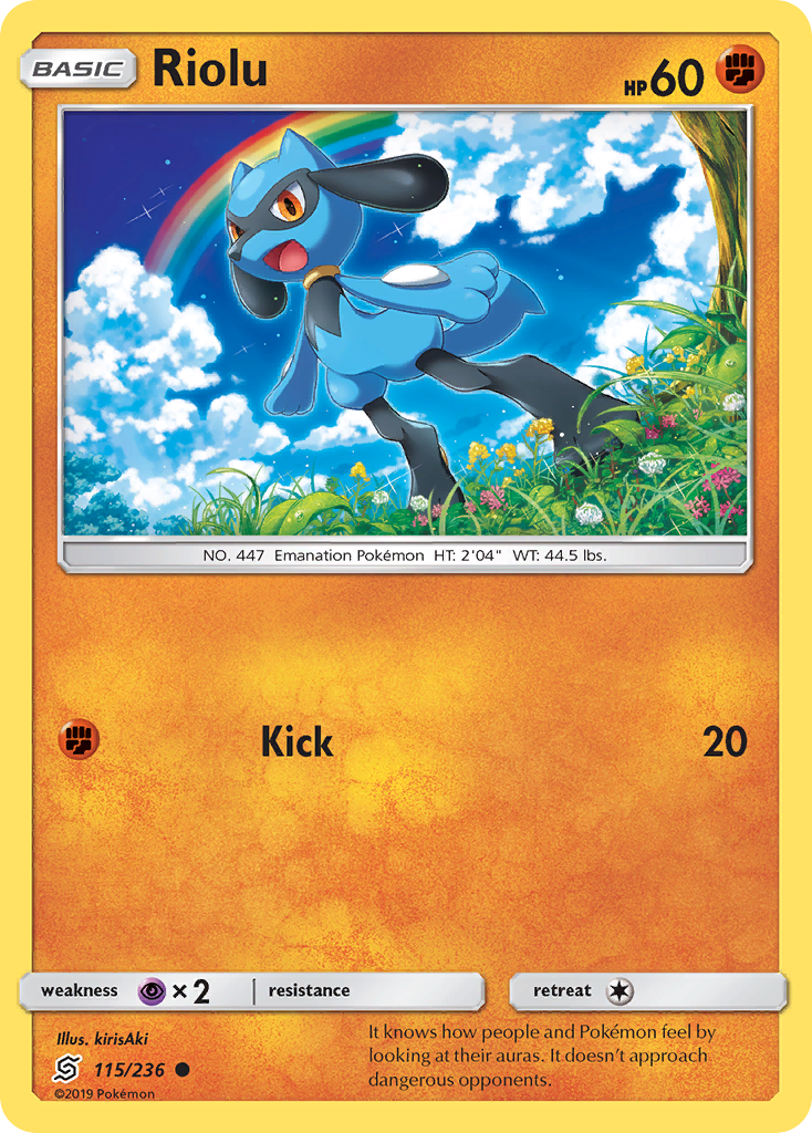 Riolu (115/236) [Sun & Moon: Unified Minds] | Odin's Place
