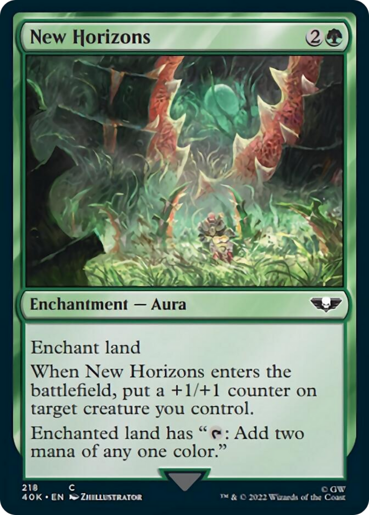 New Horizons (Surge Foil) [Warhammer 40,000] | Odin's Place