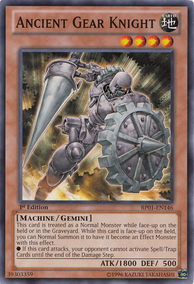 Ancient Gear Knight [BP01-EN146] Common | Odin's Place