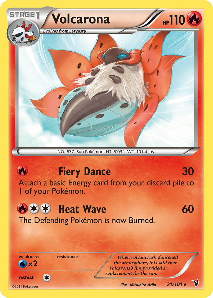 Volcarona (21/101) [Black & White: Noble Victories] | Odin's Place
