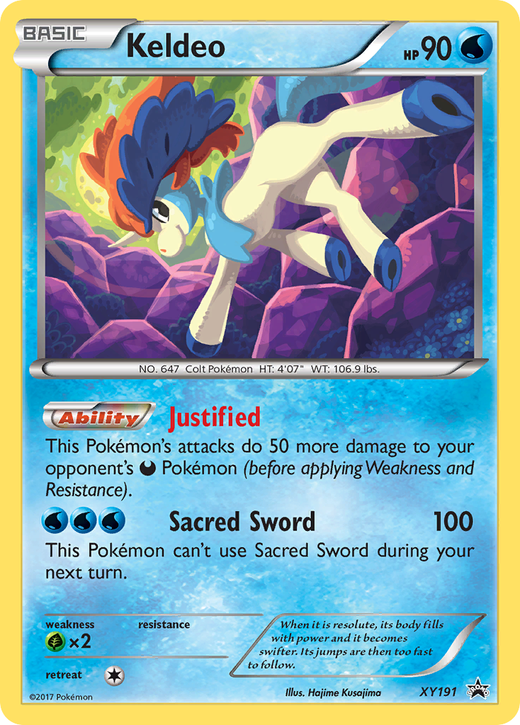 Keldeo (XY191) [XY: Black Star Promos] | Odin's Place