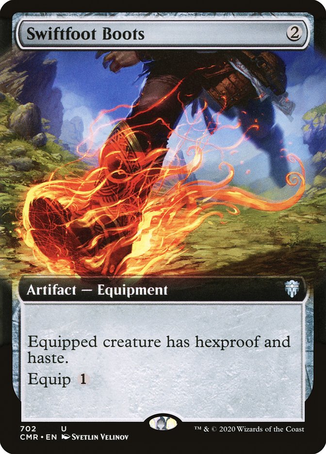 Swiftfoot Boots (Extended Art) [Commander Legends] | Odin's Place
