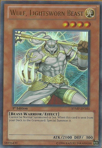 Wulf, Lightsworn Beast [RYMP-EN103] Ultra Rare | Odin's Place