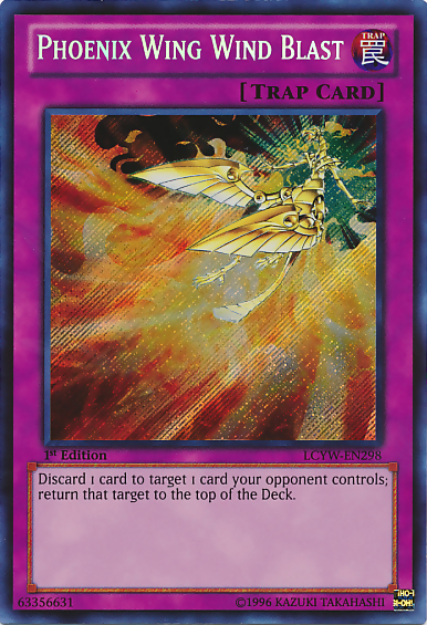 Phoenix Wing Wind Blast [LCYW-EN298] Secret Rare | Odin's Place