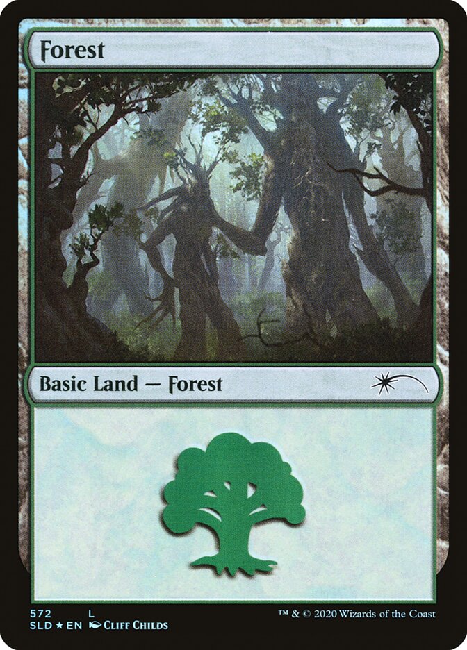 Forest (Tree Hugging) (572) [Secret Lair Drop Promos] | Odin's Place