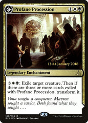 Profane Procession // Tomb of the Dusk Rose [Rivals of Ixalan Prerelease Promos] | Odin's Place