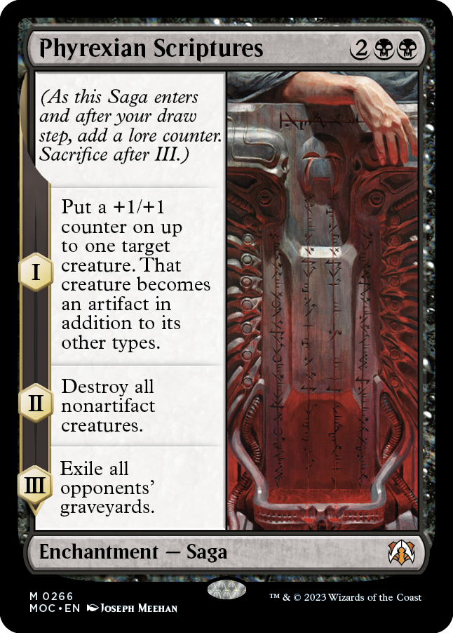 Phyrexian Scriptures [March of the Machine Commander] | Odin's Place
